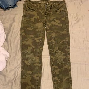 American Eagle Camo Jeans